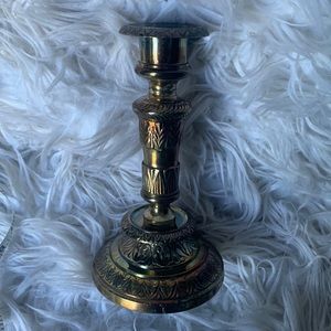 Silver/Silver Plate ? VINTAGE CANDLE STICK! Heavy!